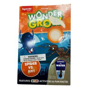 Wonder Grow Volume 3 Spider Vs. Ant STEM Activity Book For Ages 5+ By Beaver Boo
